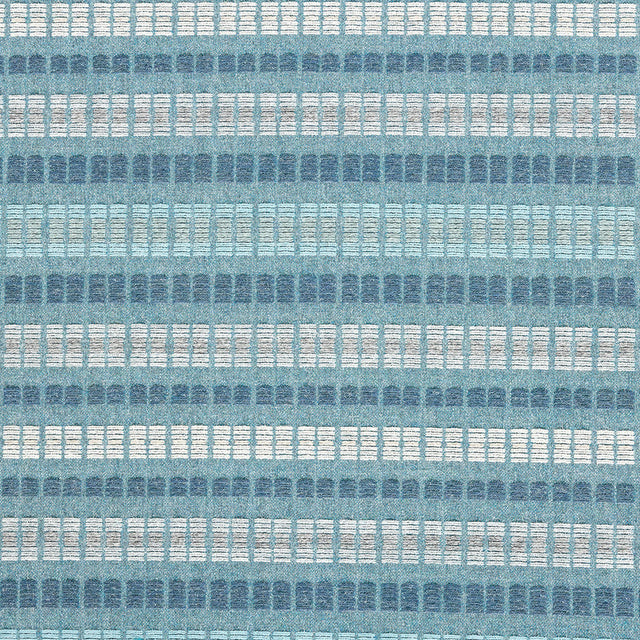 Esti Upholstery Woven by Sunbrella - Lagoon Broken Stripes