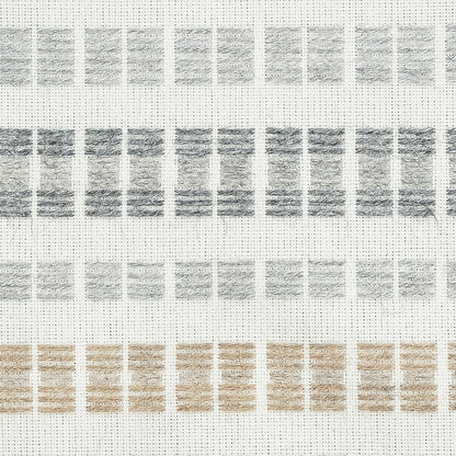 Esti Upholstery Woven by Sunbrella - Limestone Broken Stripes Detail