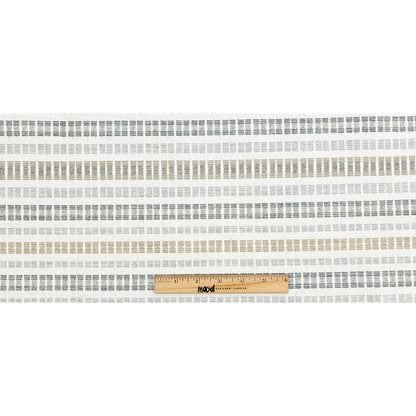 Esti Upholstery Woven by Sunbrella - Limestone Broken Stripes Full