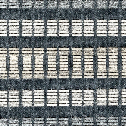 Esti Upholstery Woven by Sunbrella - Onyx Broken Stripes Detail