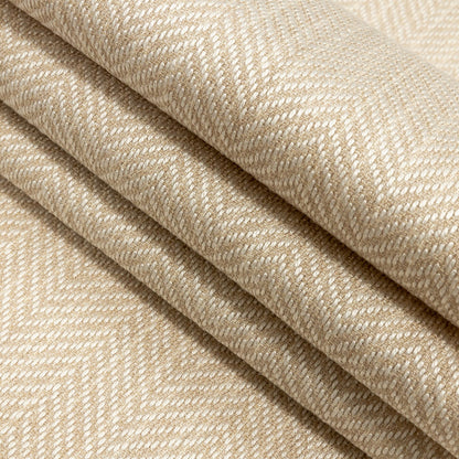 Fusion Posh Herringbone Woven by Sunbrella - Linen Folded