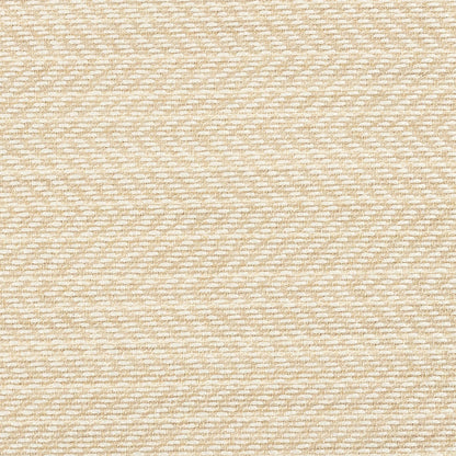 Fusion Posh Herringbone Woven by Sunbrella - Linen Detail