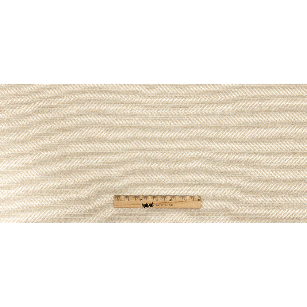 Fusion Posh Herringbone Woven by Sunbrella - Linen Full