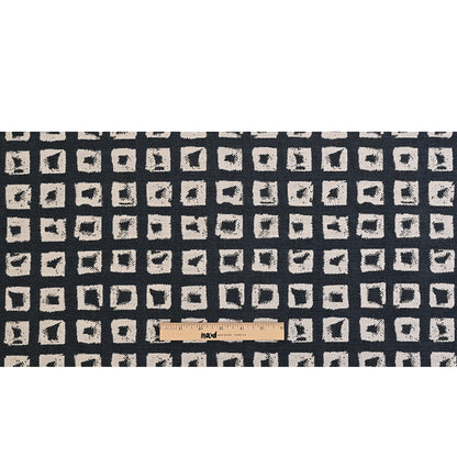 Kindle Jacquard by Sunbrella - Indigo Organic Squares Full