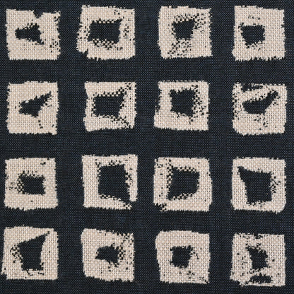 Kindle Jacquard by Sunbrella - Indigo Organic Squares