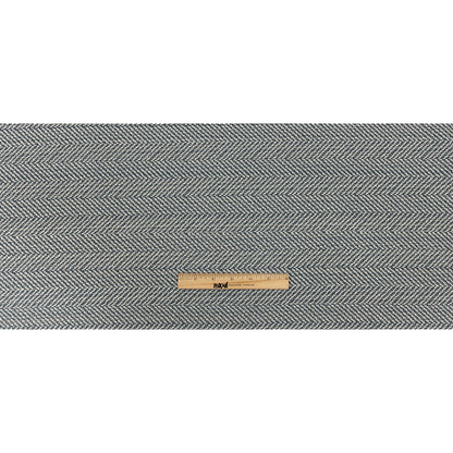 Fusion Posh Herringbone Woven by Sunbrella - Sapphire Full