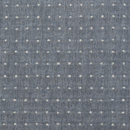 Lure Upholstery Woven by Sunbrella - Denim Blue Polka Dots