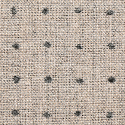 Lure Upholstery Woven by Sunbrella - Pebble Beige Polka Dots Detail