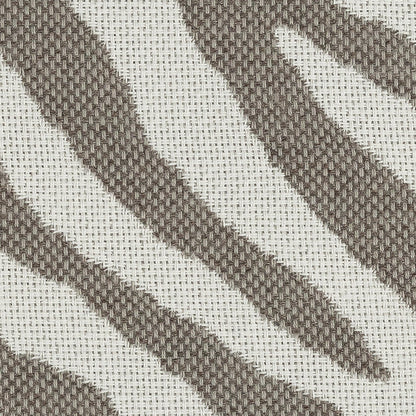 Nambia Upholstery Jacquard by Sunbrella - Gray Zebra Stripes Detail