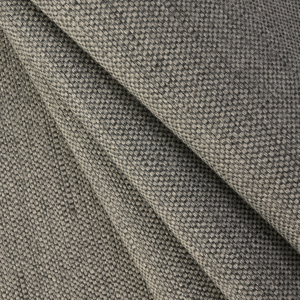 Piazza Waxed Upholstery Canvas by Sunbrella - Stone Folded