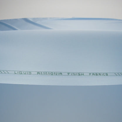 Egyptian Cotton Shirting - Sky Blue - Giza Collection