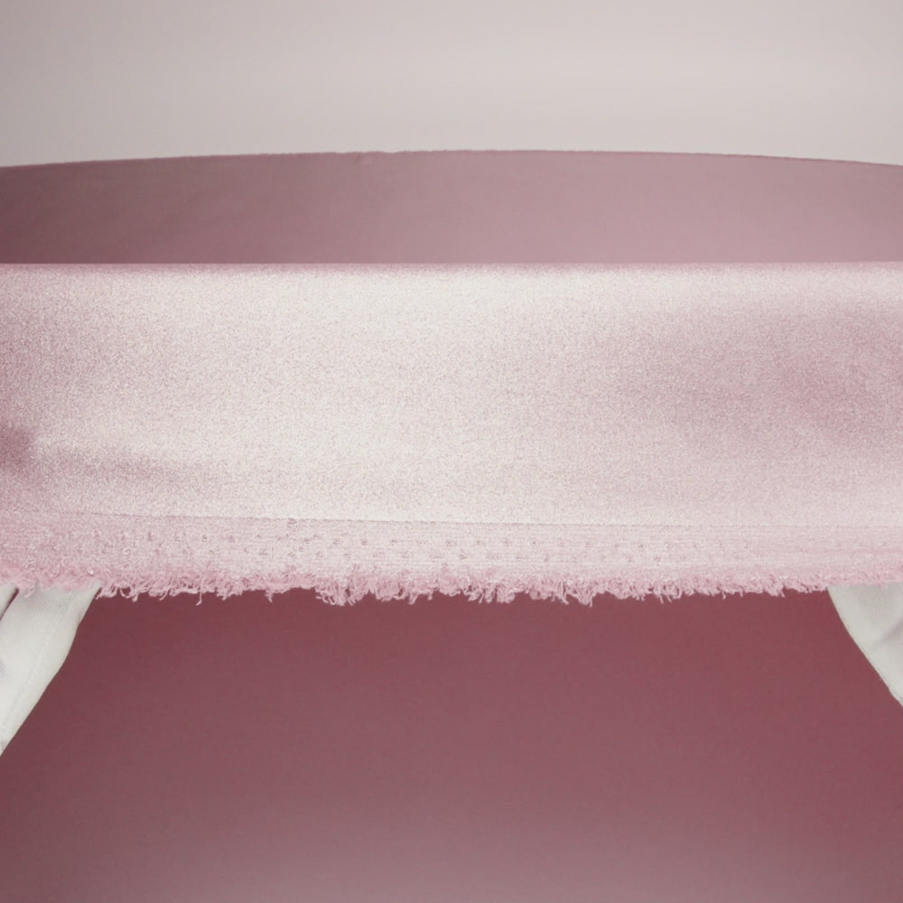 Ultra-Smooth Polyester Georgette with Foiling - Rose and Gold - Valeria Collection - Image 6 of 7