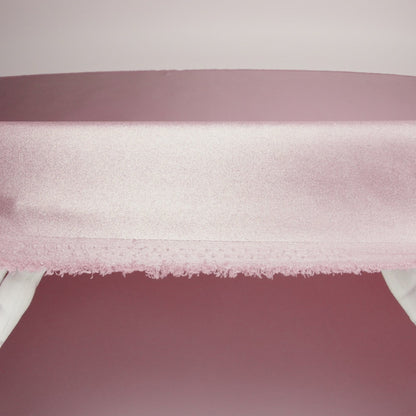 Ultra-Smooth Polyester Georgette with Foiling - Rose and Gold - Valeria Collection