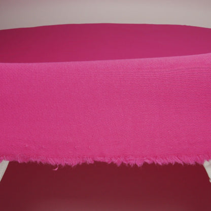 Hot Pink Cotton French Terry