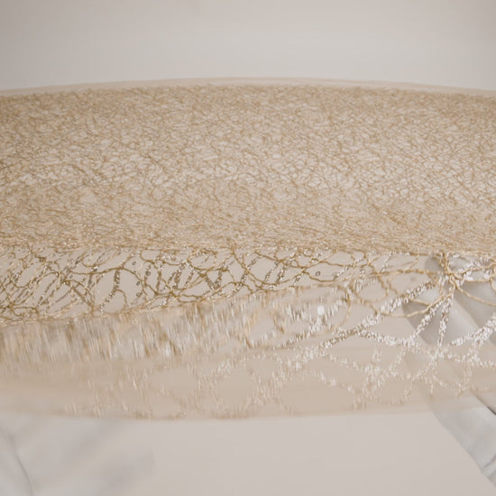 Corded Glitter Tulle with Sequins - - Image 6 of 7