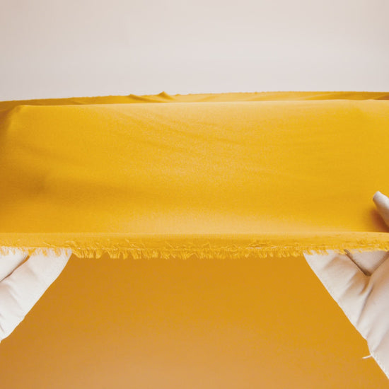 Silk Charmeuse by The Reformation - Golden Turmeric Yellow - Deadstock - Image 6 of 6