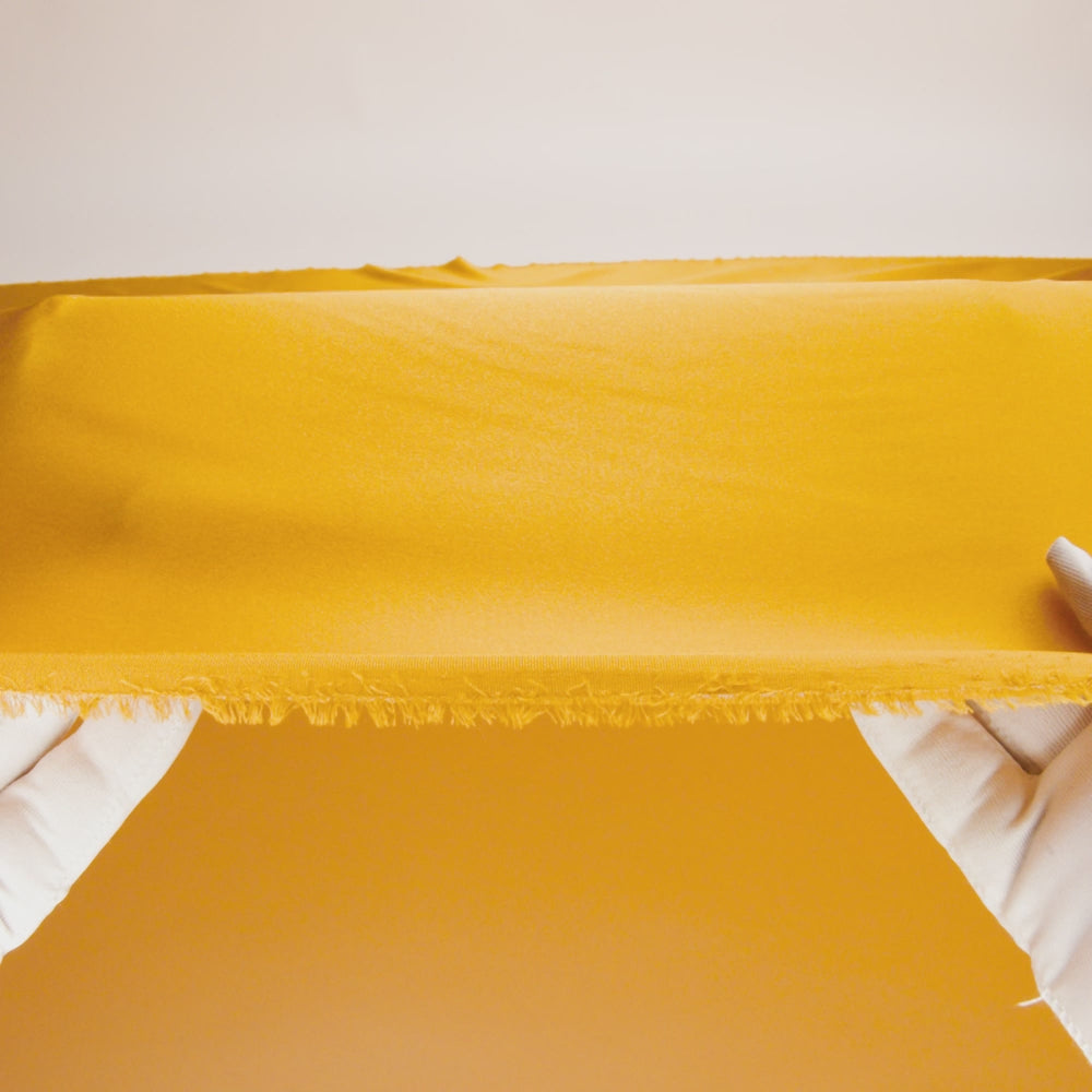 Silk Charmeuse by The Reformation - Golden Turmeric Yellow - Deadstock - Image 6 of 6