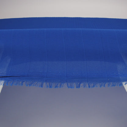 Accordion Pleated Chiffon - Royal Blue - Etereo Collection