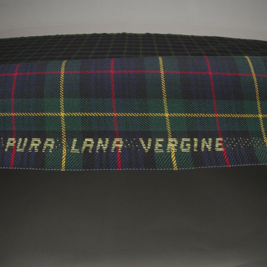 Virgin Wool Twill Made in Italy - Blue, Green, Red and Yellow Plaid