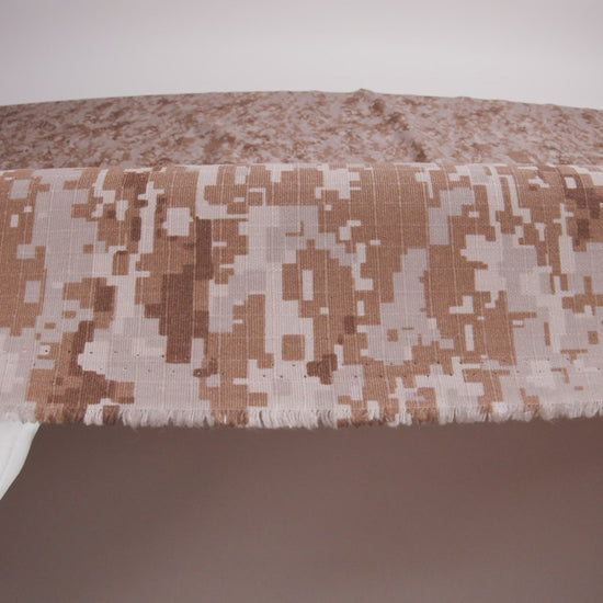 Digital Camo Cotton Ripstop - Desert Stalker