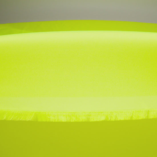 Polyester Taffeta - Plain Dyed Neon Yellow - Bellamy Collection - Image 5 of 6