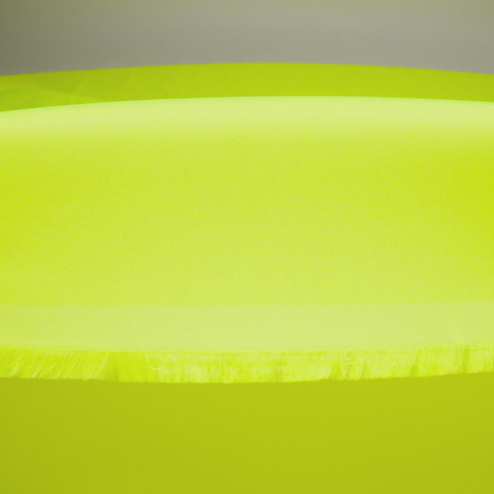 Polyester Taffeta - Plain Dyed Neon Yellow - Bellamy Collection - Image 5 of 6
