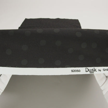Printed Quilting Cotton by Ghazal Razavi for FIGO Studio - Black on Black Pom Poms - Dusk Collection
