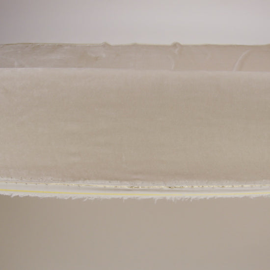 Rayon-Silk Velvet - Beige - Cicero Collection
