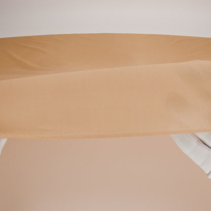 Famous Australian Designer Luminous Tan Viscose and Silk Voile