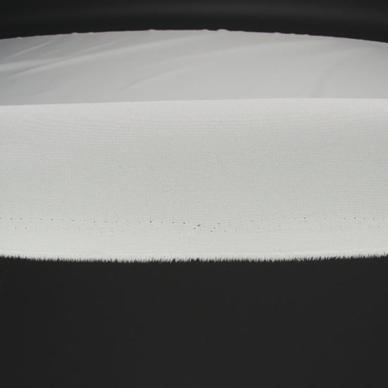 Polyester Poplin - White