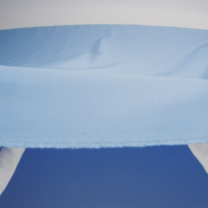 Organic Cotton Twill - Ice Blue and White - Stratton Collection