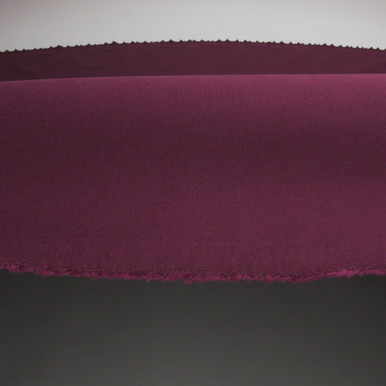 Stretch Ponte Knit - Aubergine - Papilio Collection