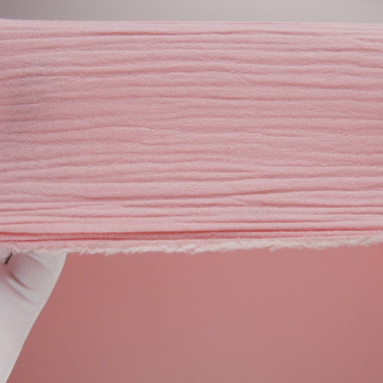 Double Cotton Gauze - Quartz Pink - Talamanca Collection