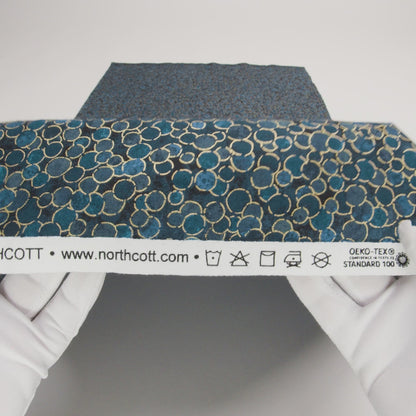 Metallic Printed Quilting Cotton by Northcott - Dusk Polka Dot Confetti - Shimmer Collection