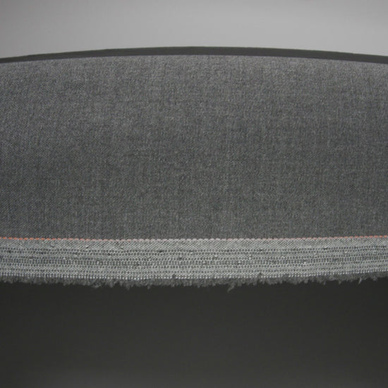 Heathered Gray Stretch Polyester Suiting - Image 6 of 6