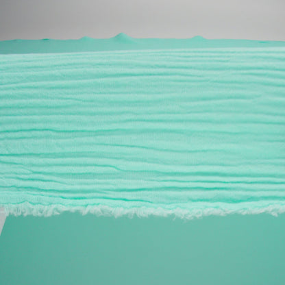 Double Cotton Gauze - Aqua - Talamanca Collection
