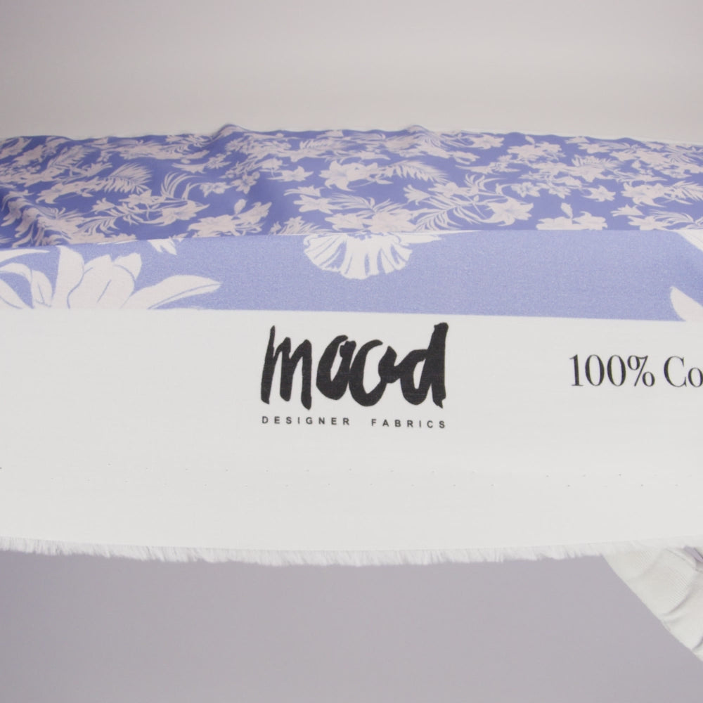 Cotton Poplin Print - Lilac and White Floral - Mood Exclusive Daylily Haze - Image 5 of 5