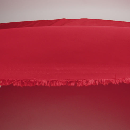 Water-Resistant Polyester Twill - Red - Fisher Collection