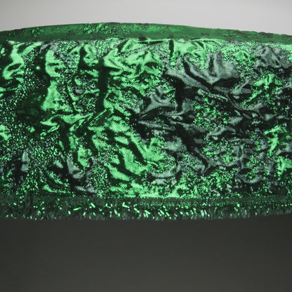 Metallic Emerald and Forest Floral Luxury Brocade