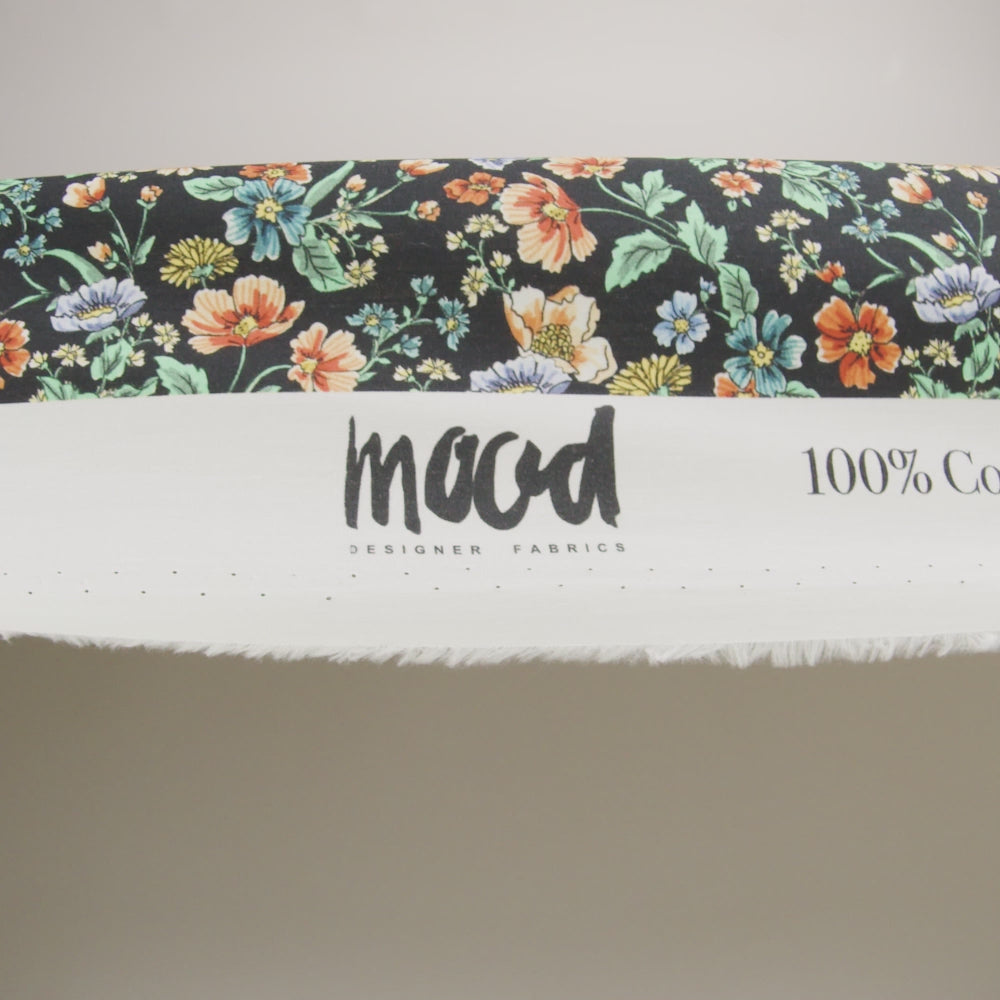 Mood Exclusive Picking Poppies Cotton Poplin