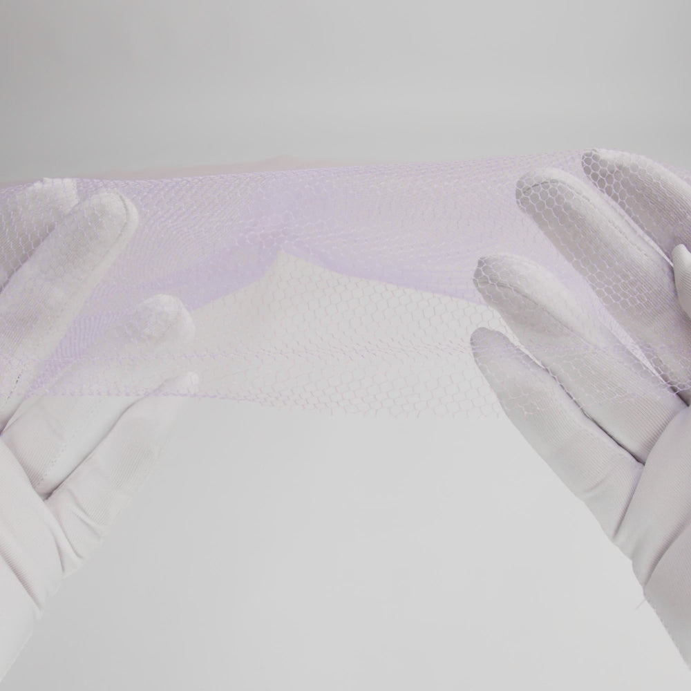 Nylon Net Tulle - Pansy Purple - Gianna Collection - Image 4 of 4