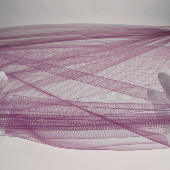 Nylon Tulle 108" - Eggplant - Pavlova Wide Collection - Image 4 of 4