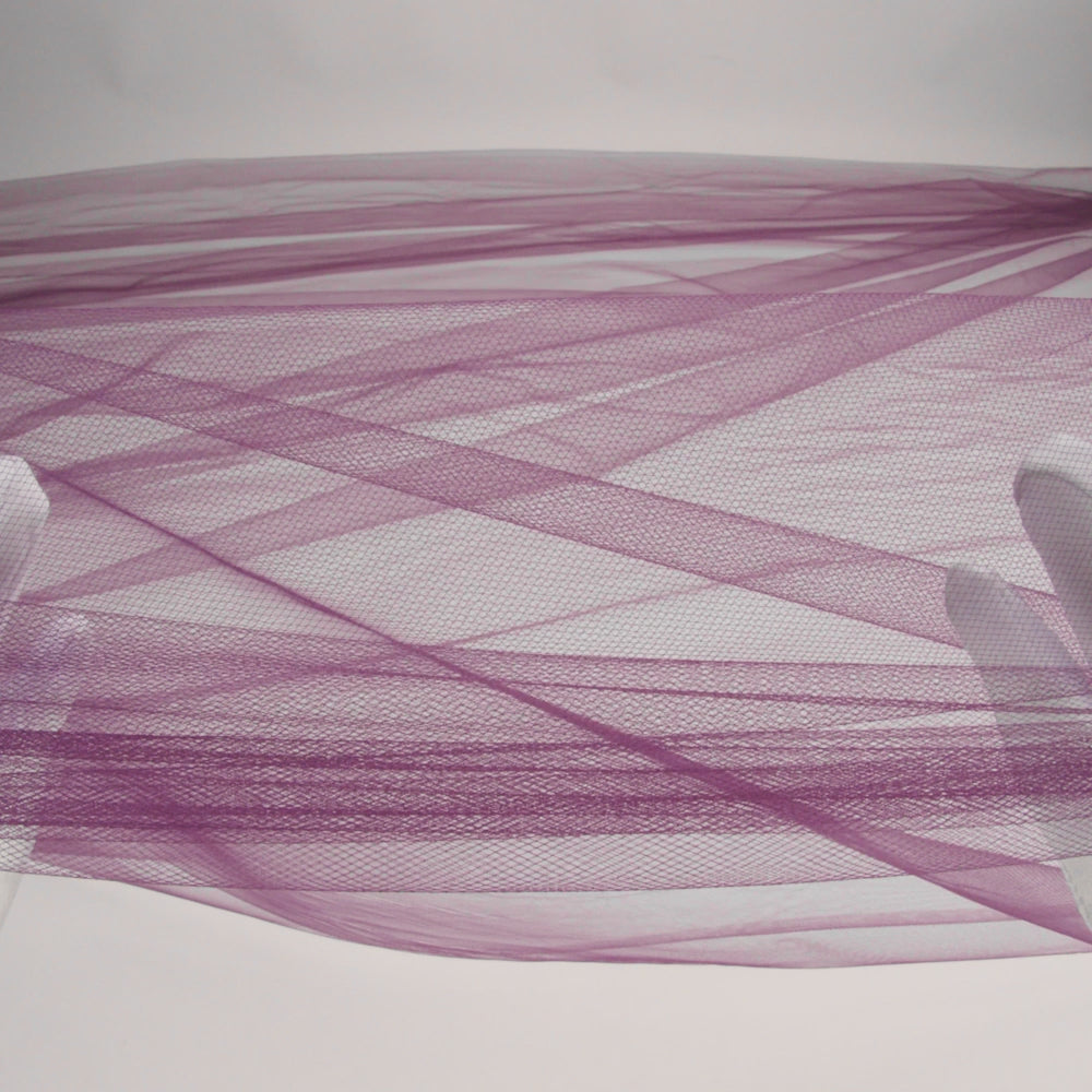 Nylon Tulle 108" - Eggplant - Pavlova Wide Collection - Image 4 of 4