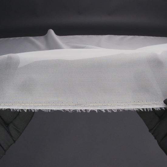 Silk Organza 54" - Bright White - Premium Collection