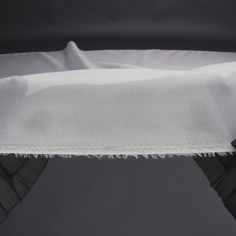 Silk Organza 54" - Bright White - Premium Collection