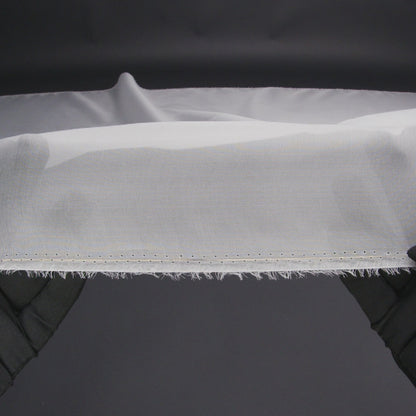 Silk Organza 54" - Bright White - Premium Collection
