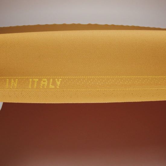 Virgin Merino Wool Twill Suiting Made in Italy - Yellow Ochre