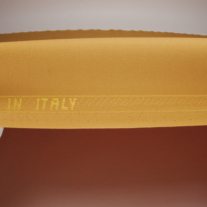 Virgin Merino Wool Twill Suiting Made in Italy - Yellow Ochre