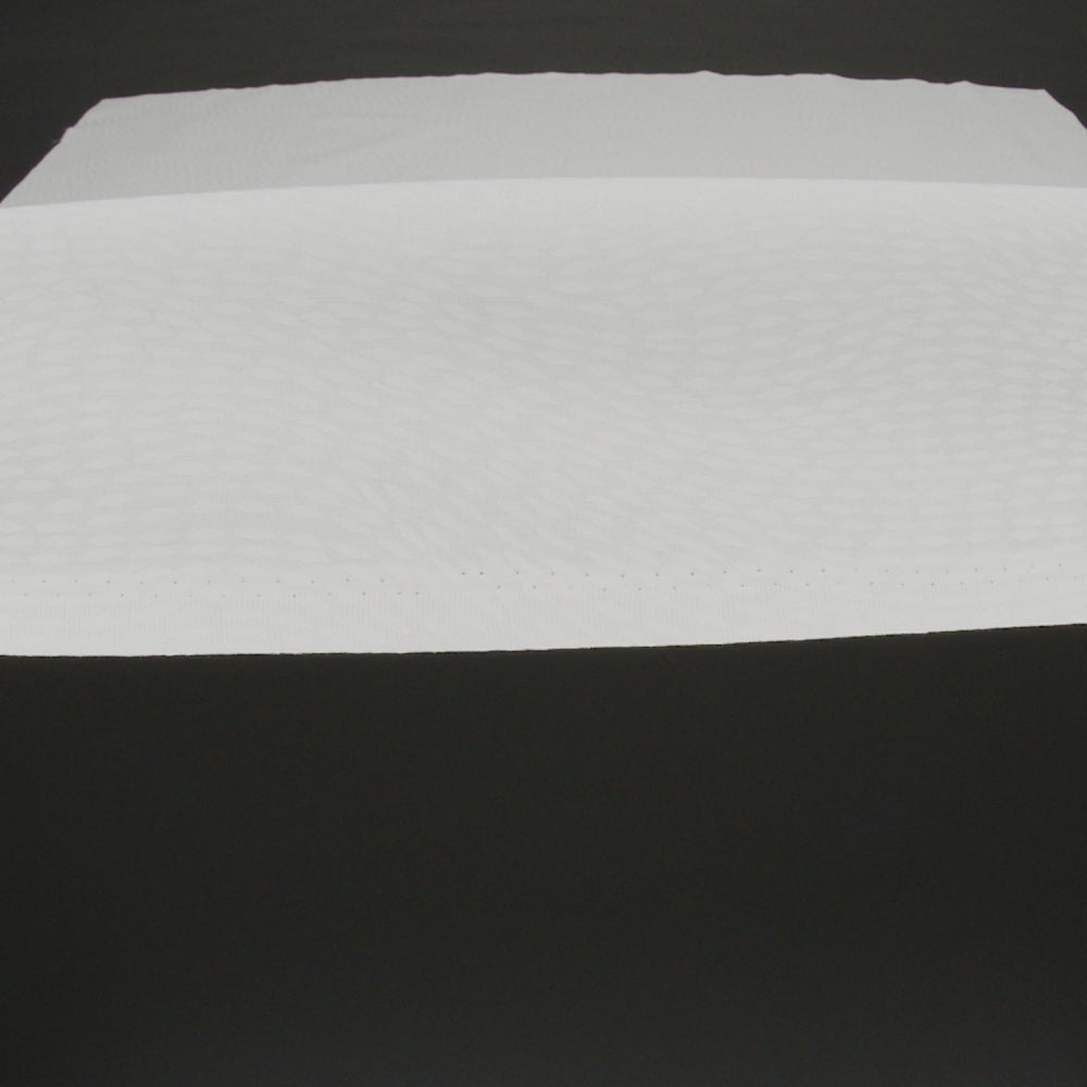 Printed Quilting Cotton by Patrick Lose for Northcott - White on White Beaded Waves - Basically Black & White Collection - Image 6 of 6