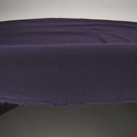 Fleece-Backed Stretch Cotton Knit - Dusty Purple - Cecil Collection